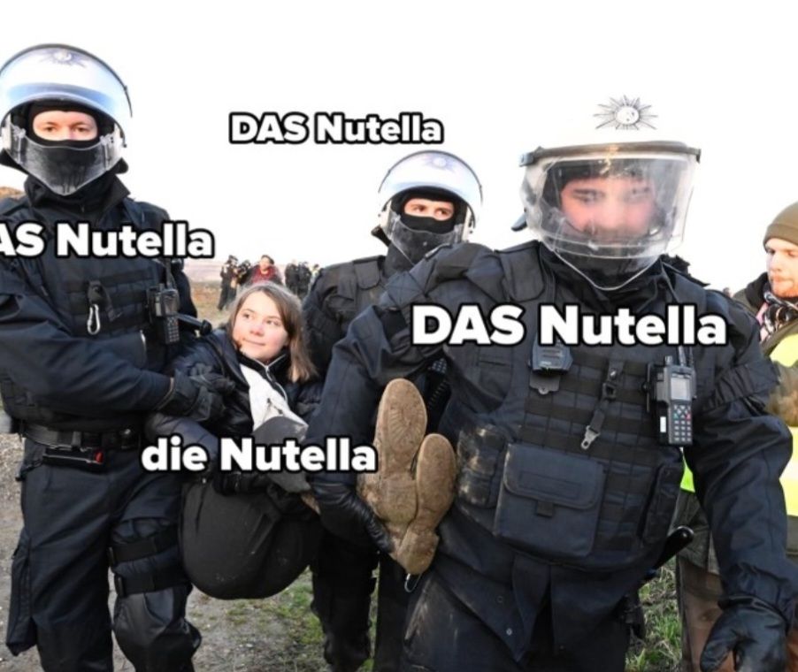 AS Nutella
DAS Nutella
8
die Nutella
DAS Nutella