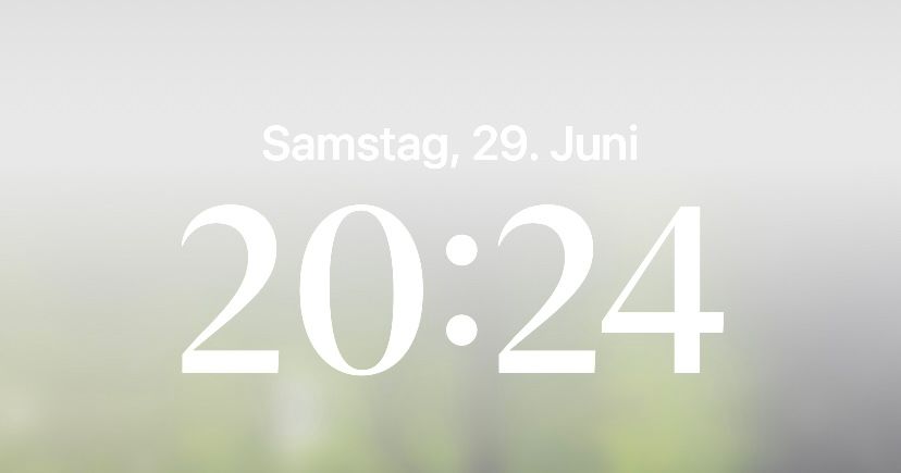 Samstag, 29. Juni
20:24