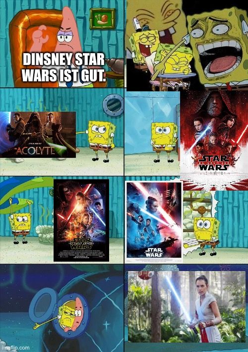 DINSNEY STAR
WARS IST GUT.
ACOLYTE

STAR
WARS
STAR
WARS
STAR
WARS