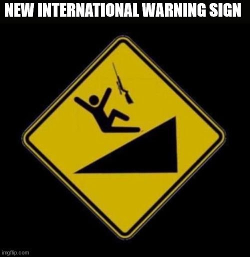 NEW INTERNATIONAL WARNING SIGN
