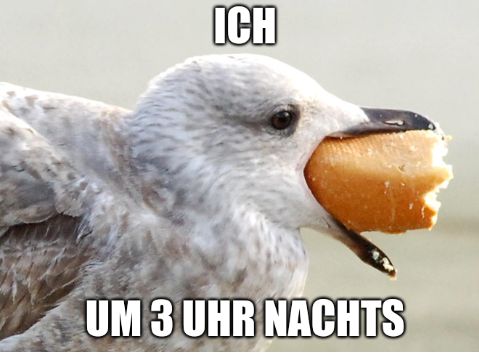 ICH
UM 3 UHR NACHTS