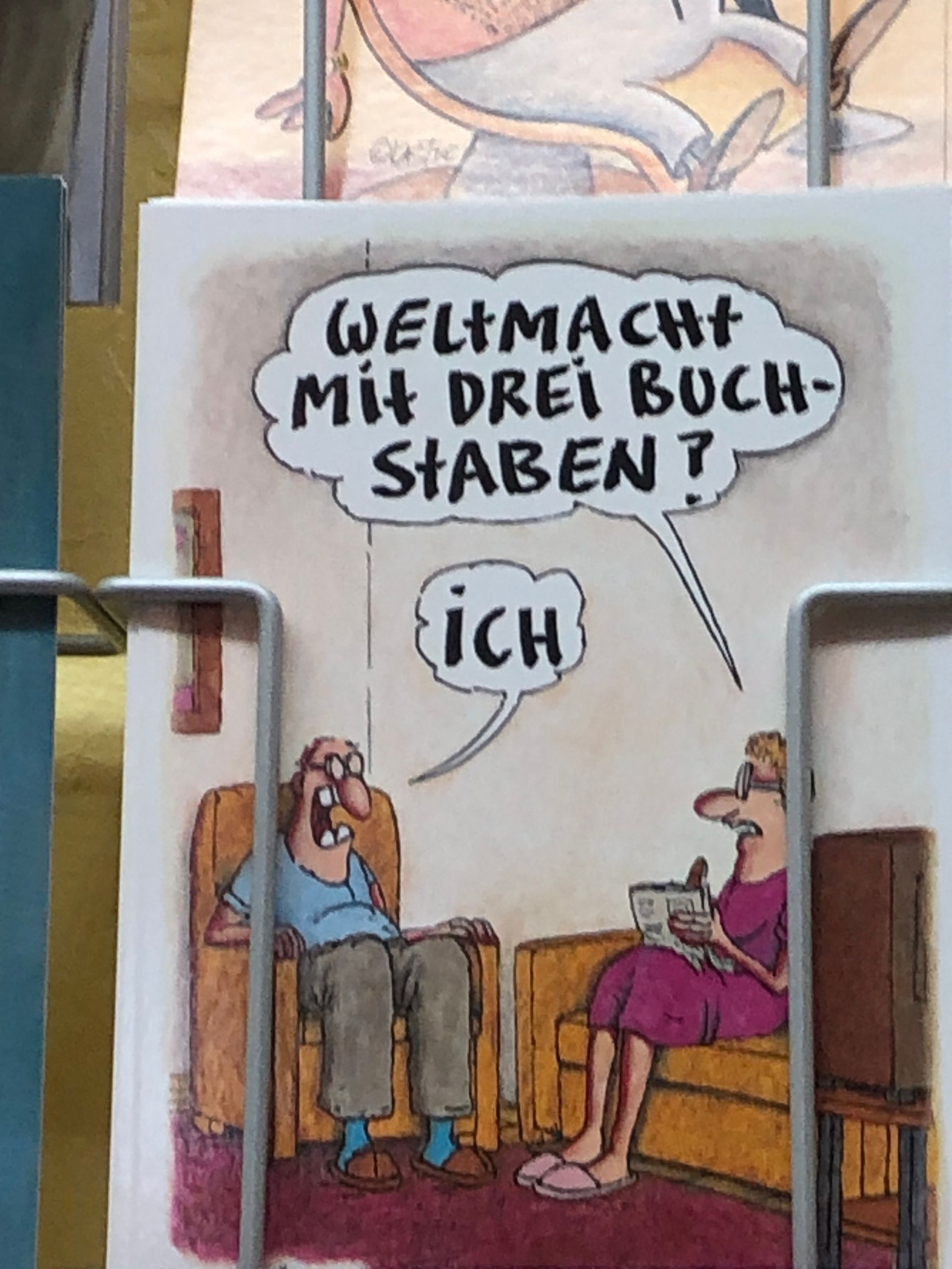 WELTMACHA
Mit DREI BUCH-
StABEN?
iCH