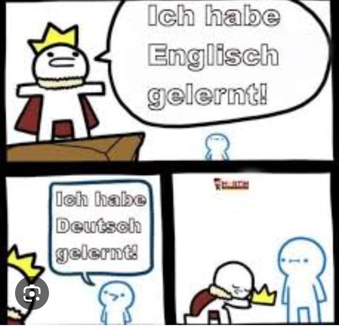 Ich habe
Deutsch
gelernt!
Ich habe
Englisch
gelernt!