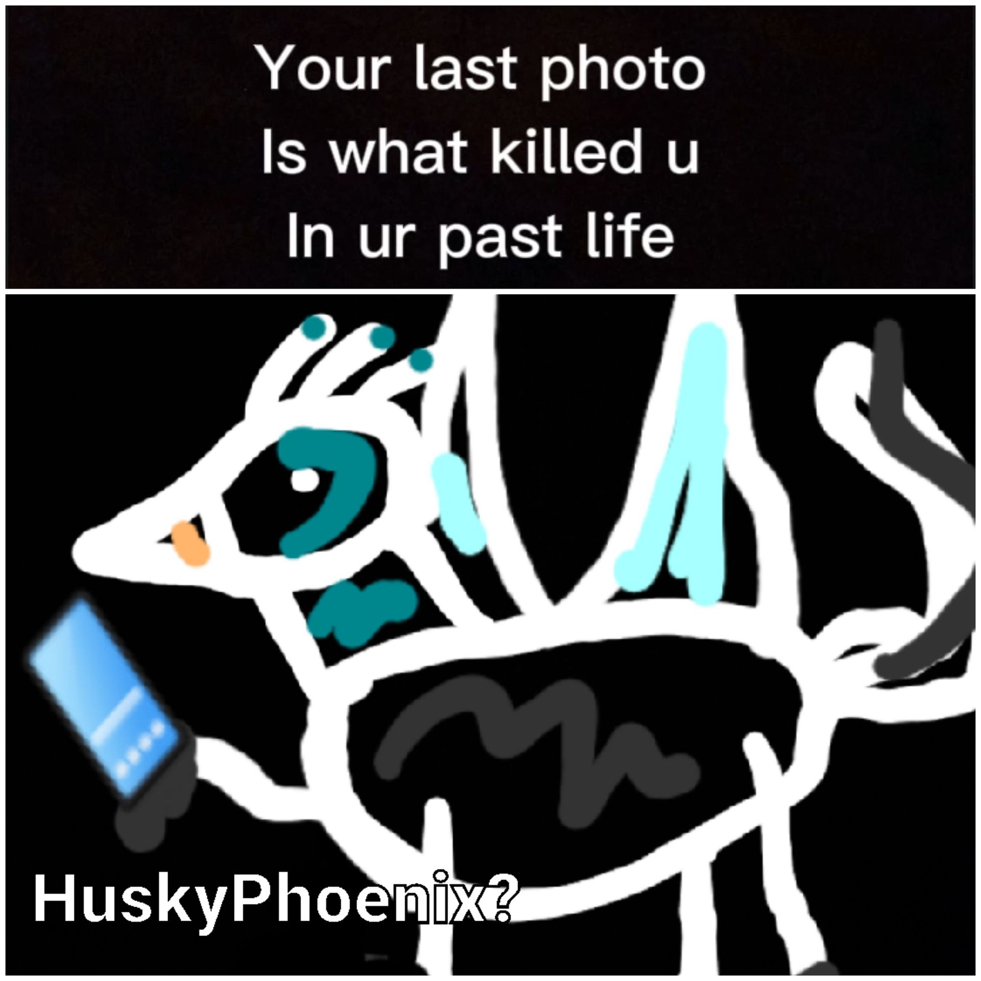 ****
Your last photo
Is what killed u
In ur past life
HuskyPhoenix?