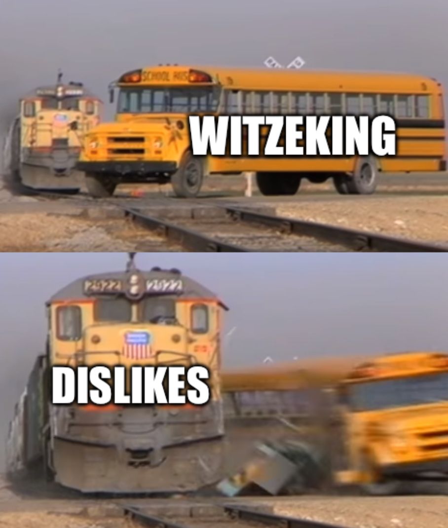 2922 2022
WITZEKING
DISLIKES