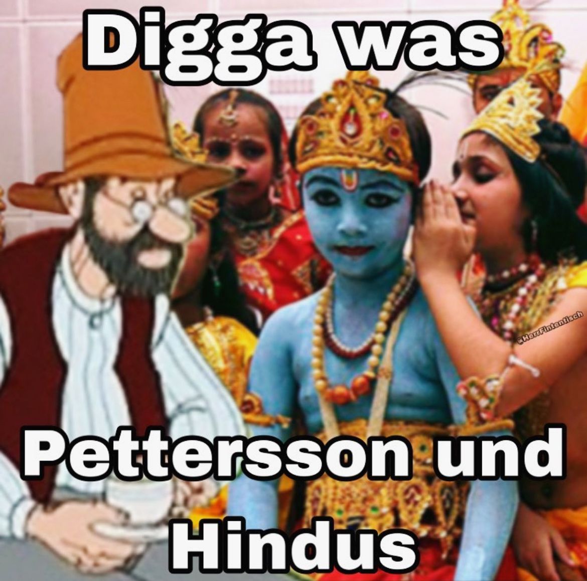 Digga was
*HerrFintentisch
Pettersson und
Hindus