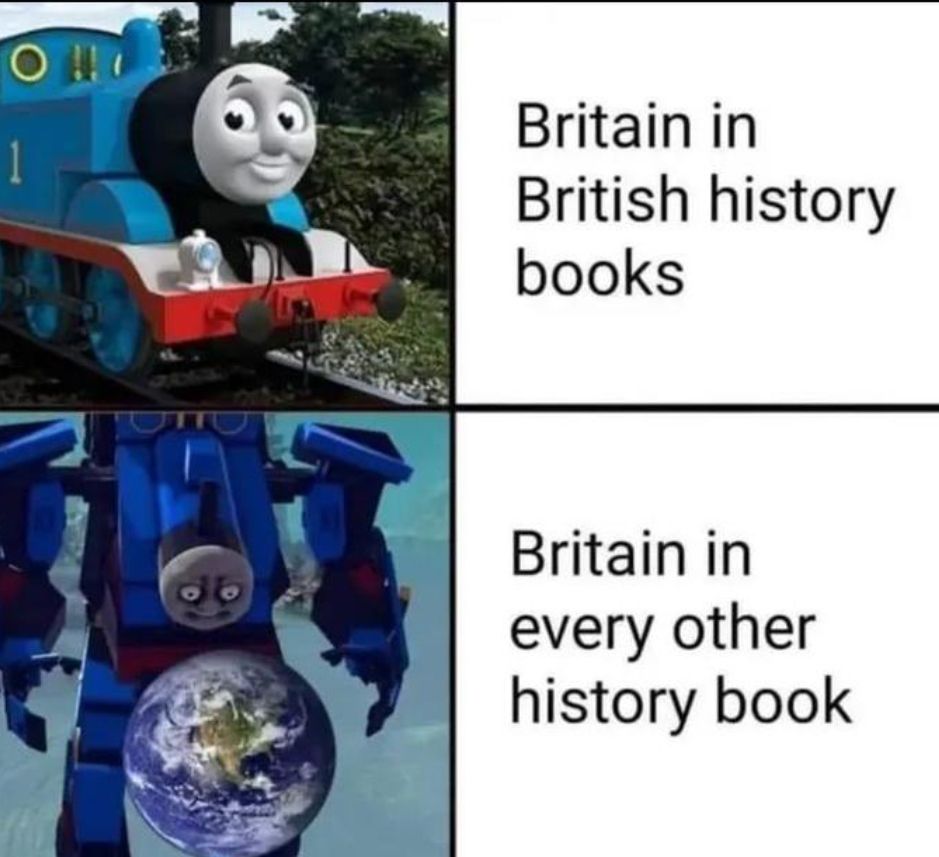 О!!
Britain in
British history
books
Britain in
every other
history book