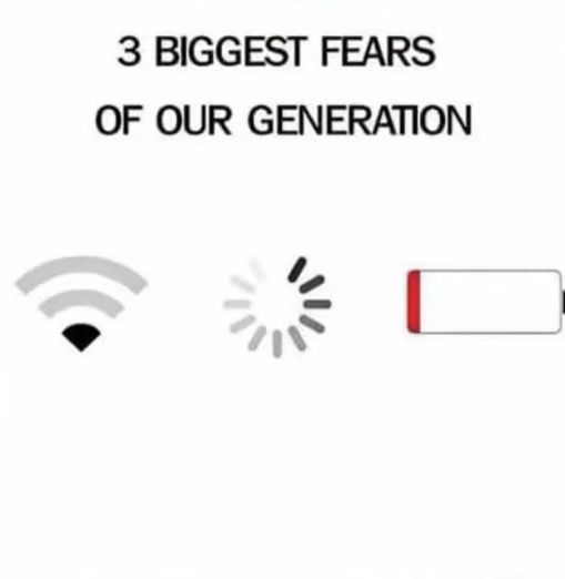 3 BIGGEST FEARS
OF OUR GENERATION