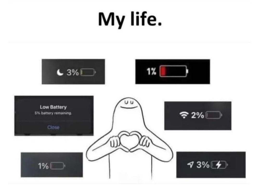 My life.
1%
3%
Low Battery
5% battery remaining
Close
2%
1%O
43%